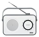 Silva Schneider M 295 TR Draagbare Analoge Radio Grijs, Wit