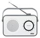 Silva Schneider M 295 TR Draagbare Analoge Radio Grijs, Wit