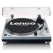 Lenco L-3809ME Platine vinyle à entraînement direct - Bleu métallique