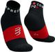 Compressport Ultra Trail Low Socks Unisex Black/Red (45-48)