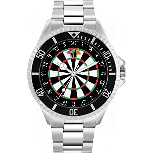Toff London Meerkleurig Dartboard 180 Horloge - 5059656429135