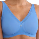 Triumph Soft-BH Red Label True Shape Sensation Minimizer Beugelloos Blauw 95C