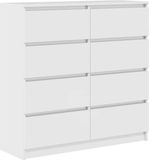vidaXL Dressoir, wit, 100x35x99 cm, hout