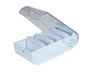 Exacompta - Ref. 5346223D - 1 Learning Box BUNNYBOX A7 - afmetingen 25 x 13,2 x 8,5 cm - kleur pastelblauw/kristal - capaciteit tot 900 kaarten in A7-formaat