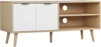 Homcom TV-meubel 110x39x48,8cm Spaanplaat Wit
