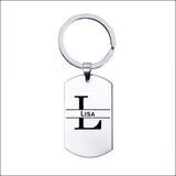 MC Living KadoExpress Sleutelhanger RVS Met Naam - Lisa