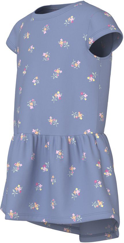 NAME IT Meisjes Jurk NMFVIGGA CAPSL DRESS F1 NOOS - Paars - Maat 104