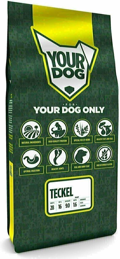 Yourdog Teckel Rasspecifiek Puppy Hondenvoer 12kg | Hondenbrokken