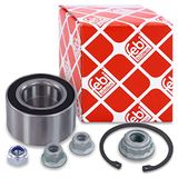 febi bilstein 14250 Wiellagerset met asmoer, moeren en borgring, per stuk