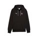 PUMA Saski Baskonia Fanwear sweat à capuche de basketball pour Hommes, Noir, Taille XS