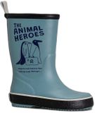 Rouchette Baby regenlaarzen Animal Heroes Blauw Unisex Maat 28