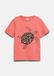 s.Oliver T-shirt met pailletten rood Jongens Katoen Ronde hals Printopdruk - maat 116/122