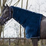 QHP Halsstuk Qhp Fluff Donkerblauw - L