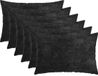 vidaXL - Taie d'oreiller - 6 pièces - HEERLEN - Anthracite - 50 x 70 cm - Coton satiné