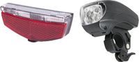 Benson Set d'éclairage de vélo - feu avant/arrière de vélo - LED