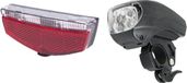 Benson Set d'éclairage de vélo - feu avant/arrière de vélo - LED