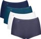 Sloggi Basic+ Maxi C4P Dames Onderbroek - Blauw Wit Combinatie