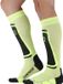 Monnet Sokken Monnet Fusion Geel Colorblock Hoog Unisex Polyester/Wol 41/42