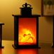 Merkloos LED haardlamp haardvlam - Tafelmodel - Batterijen - Flikkerend vlameffect