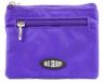 Big Skinny Money Penny Coin Slim Wallet, geschikt voor maximaal 13 kaarten, paars