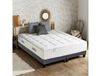 Maisons du Monde Ensemble matelas hybride 7 zones mémoire de forme + sommier 2x90x200
