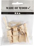 Creativ company Notenkraker Accessoires l: 2-5,5 cm Lichtbruin Hout