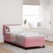 Prolenta Maison Exclusive - Lit boxspring avec tête de lit Rosa 80 x 200 cm, velours