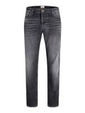 JACK&JONES Jongens Jeans JJIMIKE JJCOOPER ST 335 BF Tapered Fit Katoen Zwart Denim