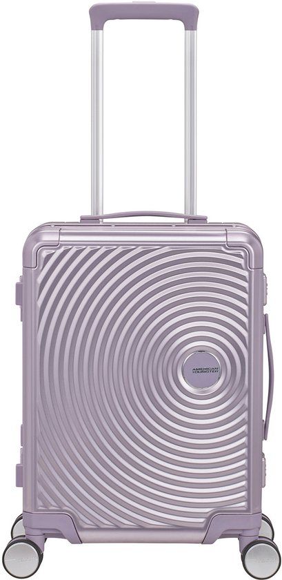 American Tourister Soundbox Alu Spinner 55 / 20 TSA Trolley Stormy Lilac Paars
