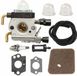 Zouma B.V. Carburateur met brandstofleiding geschikt voor STIHL HS75 HS80 HS85 HL75 HL75K FH75 HT70 HT75 KM80 KM85 KM85R SP80 SP85 FC75 heggenschaar draadtrimmer