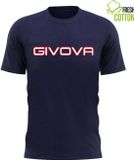 Givova Spot T-shirt Blauw Katoen Korte Mouw M Man