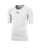 PUMA Herren Shirt LIGA Baselayer Tee SS Jr, Puma White, 152, 655919 04