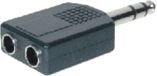 TRU COMPONENTS Adaptateur jack Mâle 6,3 mm - Femelle 6,3 mm Stéréo Nombre de pôles : 3 Contenu : 1 pièce(s)