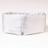 Silkora Premium Silk Deep Sleep Mask - Zijden Slaapmasker - 22 Momme 100% Moerbeizijde - Oogmasker Slaap voor Mannen & Vrouwen - Zilvergrijs
