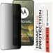 Techsuit Film de protection écran Privacy pour Motorola Edge 70, Verre Trempé, Full Glue, 111D