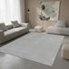 TapisTrend tapis design argent 160 cm rond