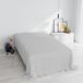 Italian Bed Linen Max Color Bedlaken, eenkleurig, 100% katoen, voor Frans bed, grijs, 180 x 300 cm