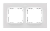 SIMON - Wandframe, 2 elementen, serie 82 Concept, mat wit