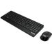 Terra Desktop 4000 Wireless AES (DE) Set met toetsenbord en muis Radiografisch Numeriek toetsenbord, Multimediatoetsen QWERTZ, Duits Zwart