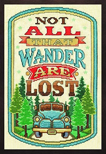 Design Werken Ambachten Al Dat Wander - Katoen - Multi-Kleur - 20,2 x 25,4 x 0,1 cm