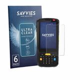 Savvies Screenprotector voor Newland MT65 Beluga V - Folie Beschermfolie transparant 6 Stuks