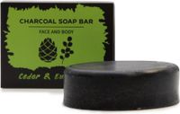 Ancient Wisdom Houtskool Zeep Bar - Eucalyptus & Sandelhout - 85 gram - Vegan Hand & Body Zeep