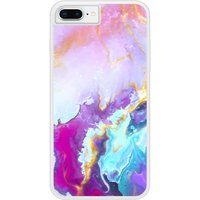 Apple Bedrukt siliconen hoesje compatibel met iPhone 8 Plus Colorful