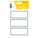 TopStick 1345 blanco boeketiketten (82 x 36 mm, 50 vellen, papier, mat) zelfklevend, neutrale schoolstickers voor kinderen, meisjes en jongens, 150 schooletiketten, grijs en wit