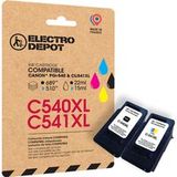 Electro Depot Multipack Canon C540/c541 Xl Zwart En Kleuren