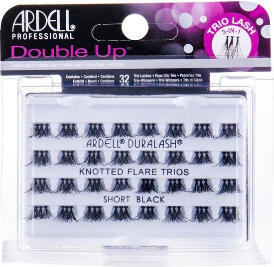 Ardell Double Up Set Of 96 Eyelashes Short Black