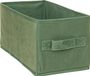 5five Opbergmand/kastmand - 7 liter - groen - 15 x 31 x 15 cm
