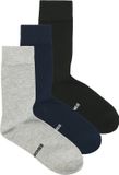 JACK & JONES JACLOUIS Bamboo Sock 3 Pack Heren Sokken Navy Blazer