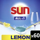 Sun All-in 1 Vaatwastabletten - Citroen - 60 tabletten
