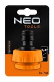 NEO tools 15-741 waterslangkoppeling Kunststof 1 stuk(s)